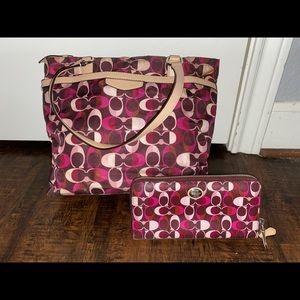 coach purse and wallet